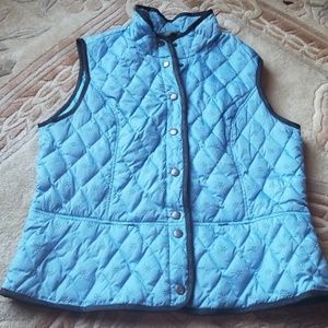 Eddie Bauer insulated vest womens sz large Blue